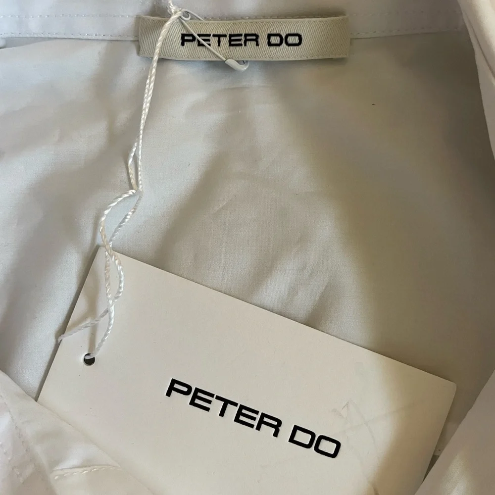 PETER DO Peter Shirt Vest in
White Size S NWT $555 - Picture 6 of 9